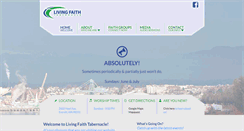 Desktop Screenshot of livingfaithtabernacle.org
